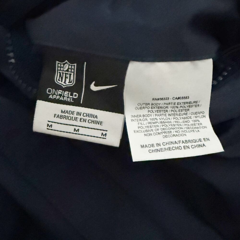 NIKE x NFL | Vintage Dallas Cowboys Reversible Jacket Blue Black Gray | Medium - Picture 11 of 13